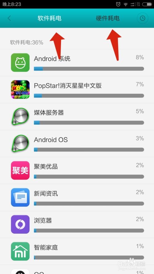 小米手機如何查看軟件與硬件的耗電量